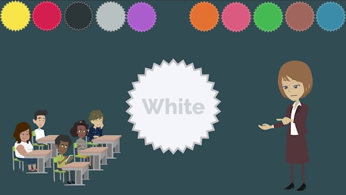 create 2d learning animation for kids