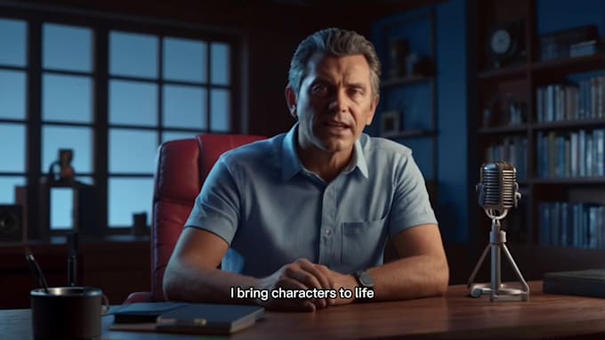provide a clear professional old man voiceover