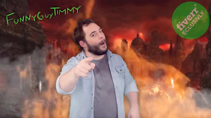be your actor on a green screen