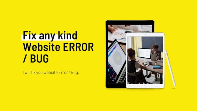 fix error in your website