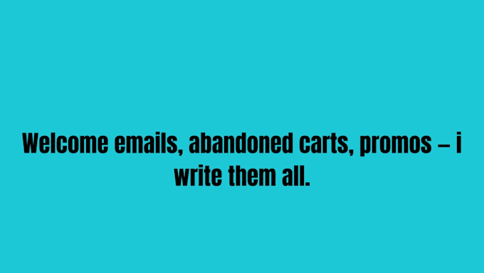 write persuasive sales emails and abandoned cart copy