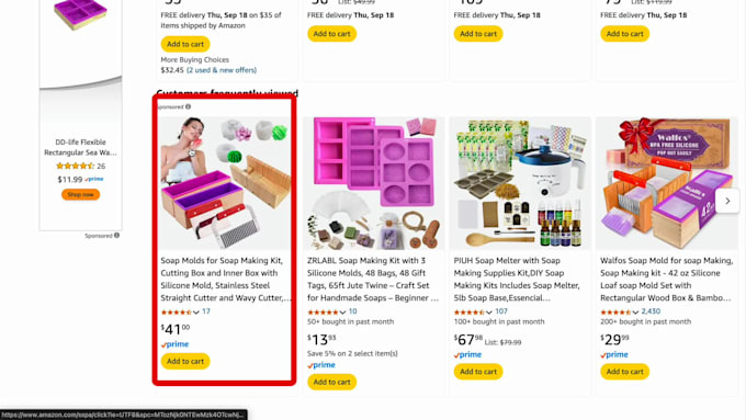 design amazon listings with images, titles, bullet points