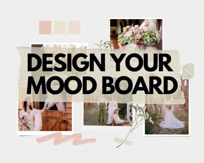 create elegant wedding mood boards