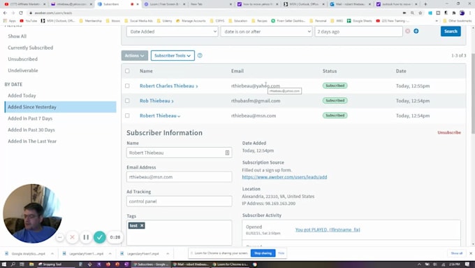 review your autoresponder inbox success