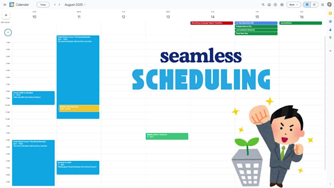 manage your google calendar for better time management