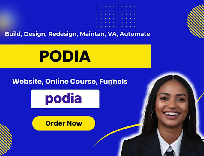 do podia migration, podia optimization, podia maintenance, podia course build