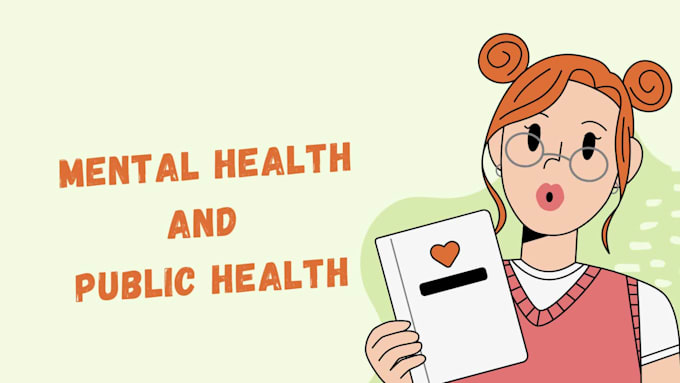 create technical articles in mental health and public health