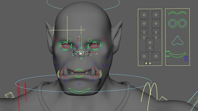 create a 3d character modeling and rigging