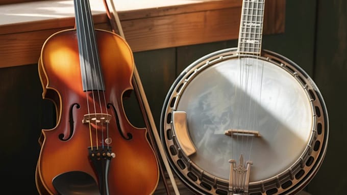 record professional mandolin violin fiddle harmonica banjo tracks for music