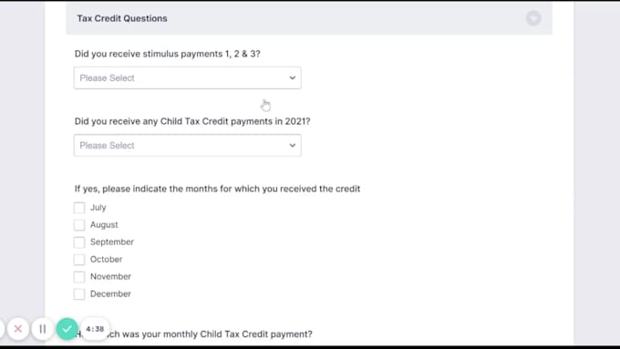 create a tax preparer intake form on jotform with your brand
