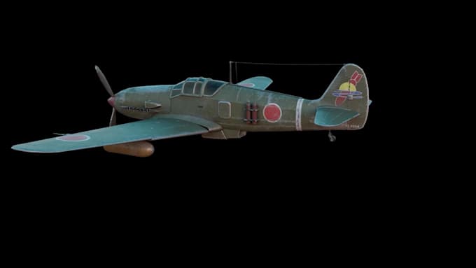 make a realistic 3d model of a plane