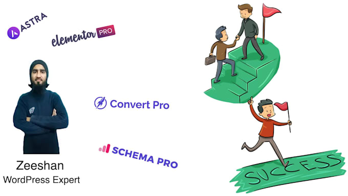 design wordpress website with elementor pro and astra pro