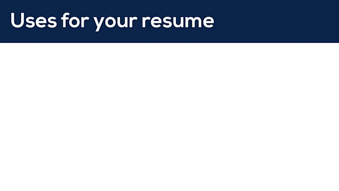 write professional federal resume and presentations