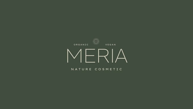 design elegant minimalist typography logo