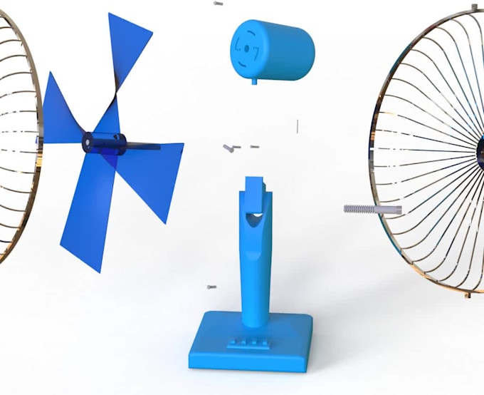 do 3d exploded view assembly animation in full HD