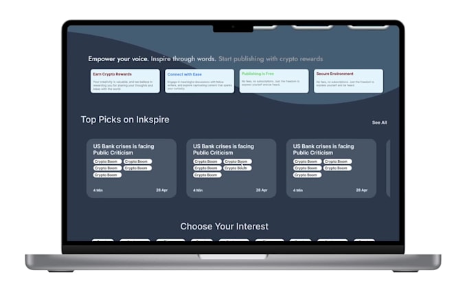 build ai portfolio website or web services