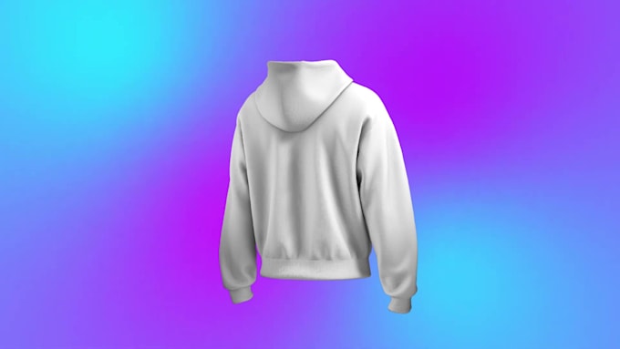 do 3d hoodie rotation for clothing