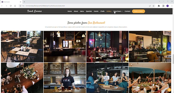 Develop responsive website in html css and js by Sonu_smj | Fiverr