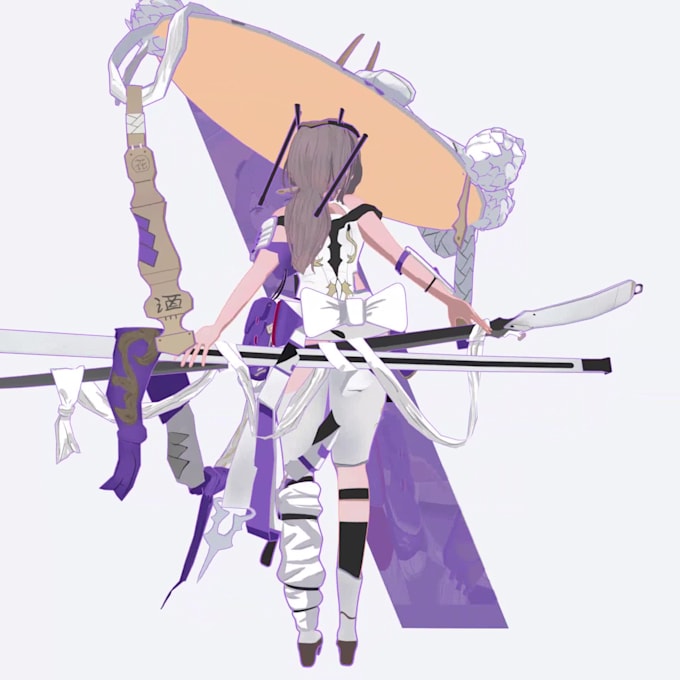 create 3d stylized and anime style characters and creatures