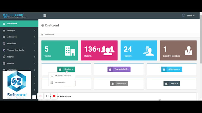 do school management erp in asp net core