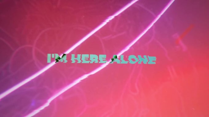 a dynamic lyric music video