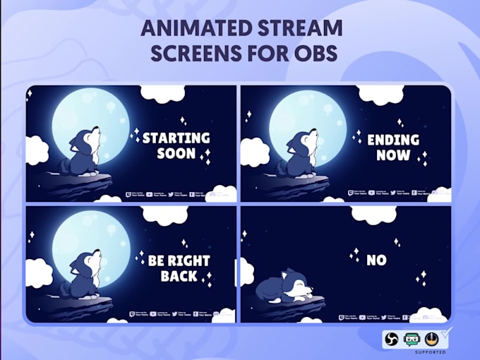 design professional twitch overlay and logo