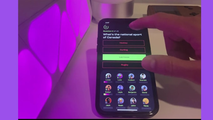 develop quiz app, trivia, word connect app, UI UX for android and IOS