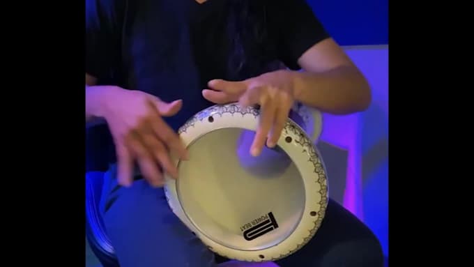 record a professional darbuka, dumbek or egypt tabla