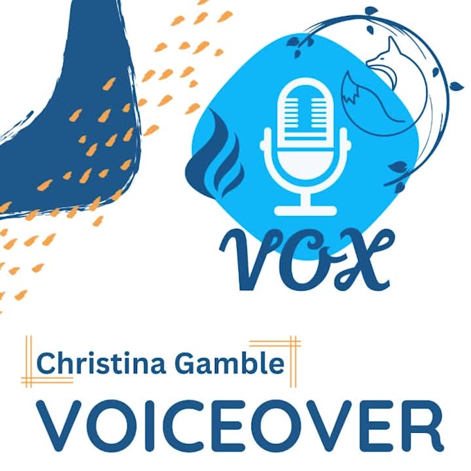 record a clear american female voice over