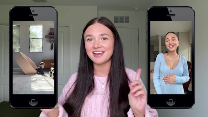 create mom and baby ugc videos for tiktok instagram facebook