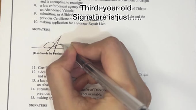 design artistic handwritten signature logo or autograph