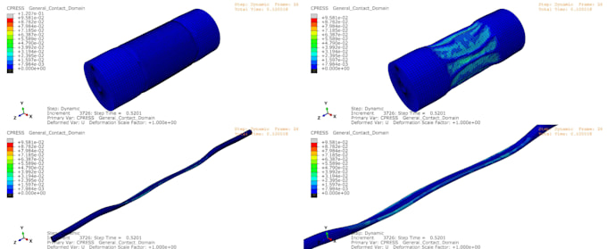 do abaqus simulation, optimize design and cfd, fea analysis