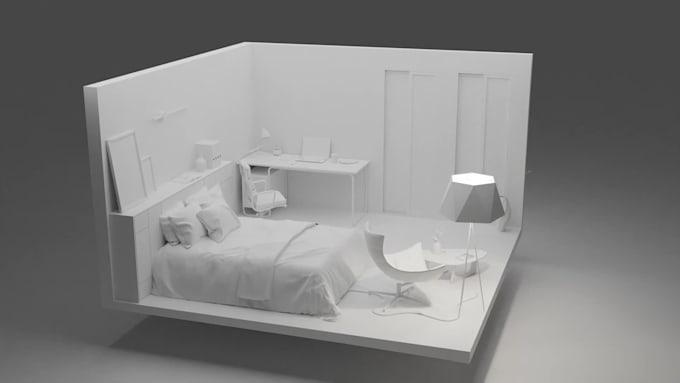 create 3d isometric gaming room