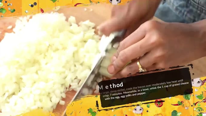 create food delivery promo video