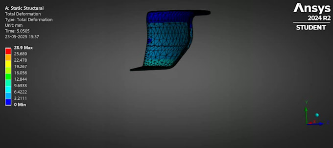 provide 3d cad modeling and ansys analysis