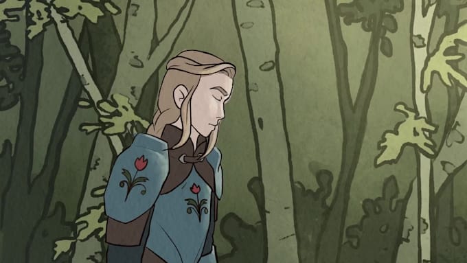 create a short 2d animation with your character