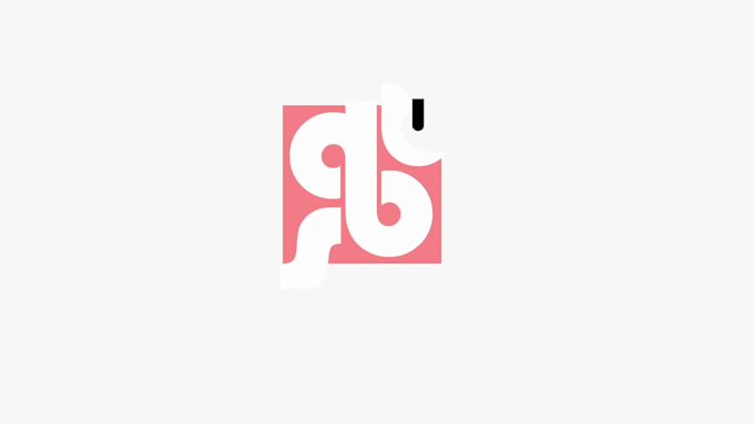 create a minimalistic youtube intro, logo animation