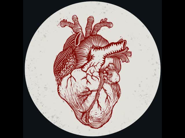 make lofi loop animation GIF linocut style
