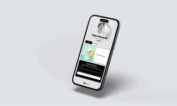 create a fully functional link in bio page in 24 hours
