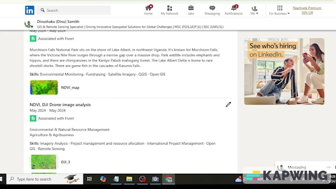 consult on gis, remote sensing, and spatial data strategy