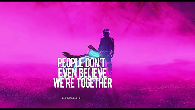 make beautiful lyrics video for your song