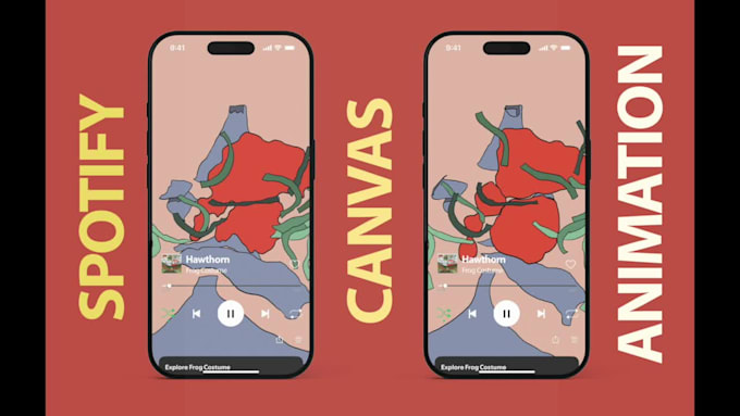 create an animation for spotify canvas