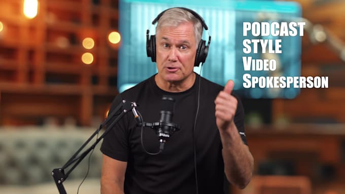 be your podcast video spokesperson