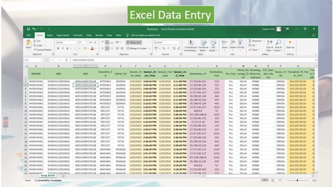 do data entry copy paste work accurate data pdf to excel jobs done