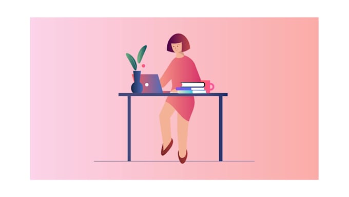 design an amazing flat vector illustration for webs and apps