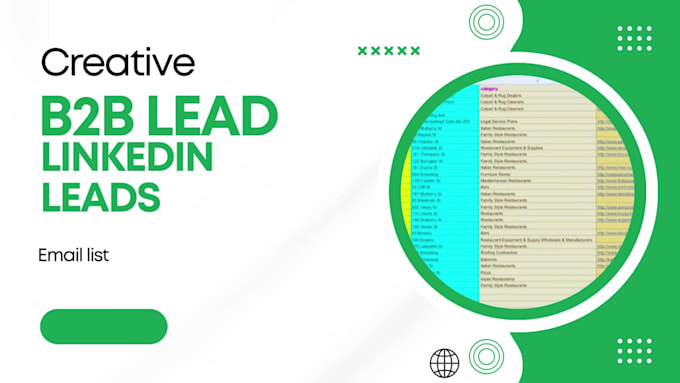 do b2b lead generation linkedin leads and email list