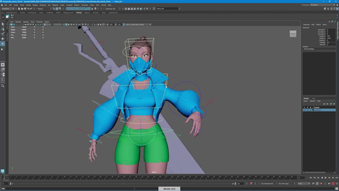 create a high quality 3d stylized character for your game