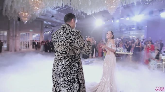 do wedding video editing with cinematic theme