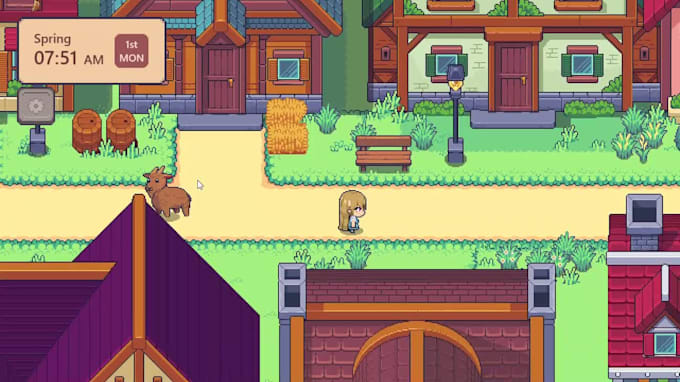 pixel art house and building designs