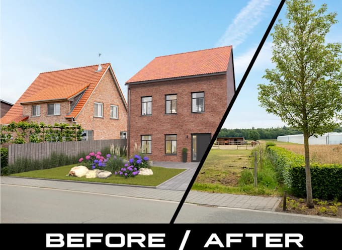 render 3d exterior and interior for your house
